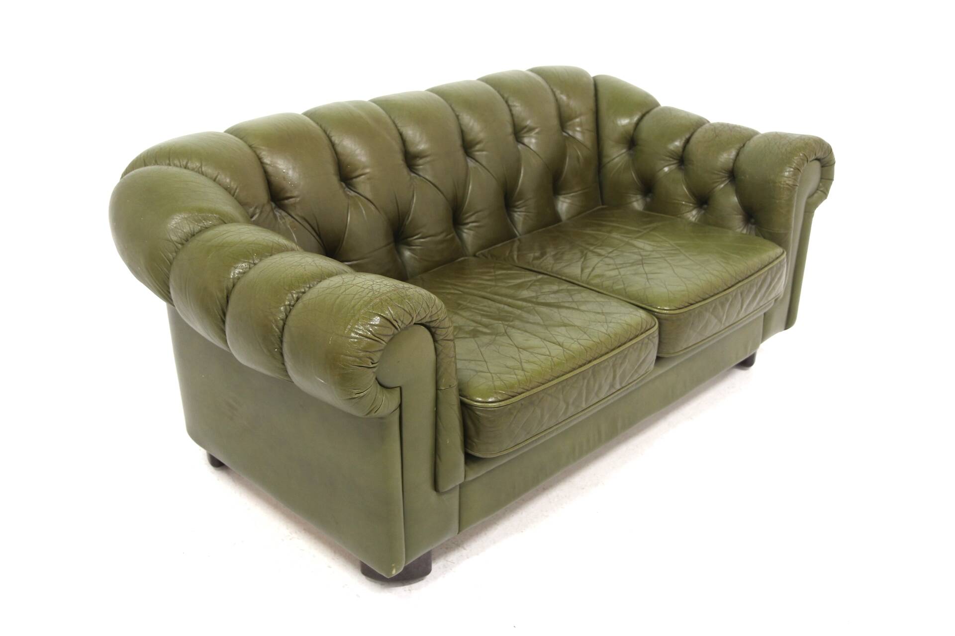 Vintage leather sofa, Sweden, 1990s