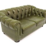 Vintage leather sofa, Sweden, 1990s