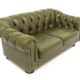 Vintage leather sofa, Sweden, 1990s