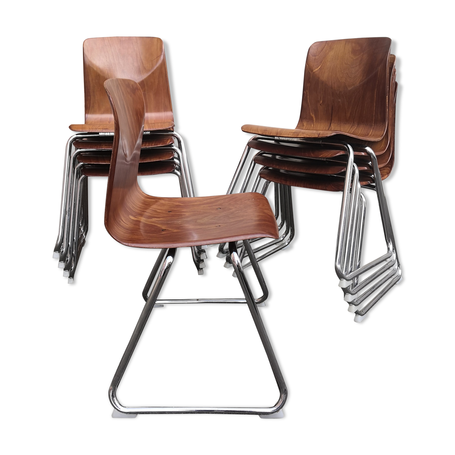 9 Pagholz Thur-Op-Seat chairs