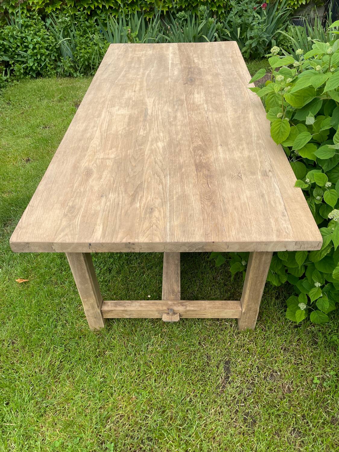 Table de ferme en chêne massif