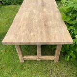 Solid oak farm table