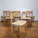 Set of 6 chairs by Hans J. Wegner for Carl Hansen & Søn, 1960