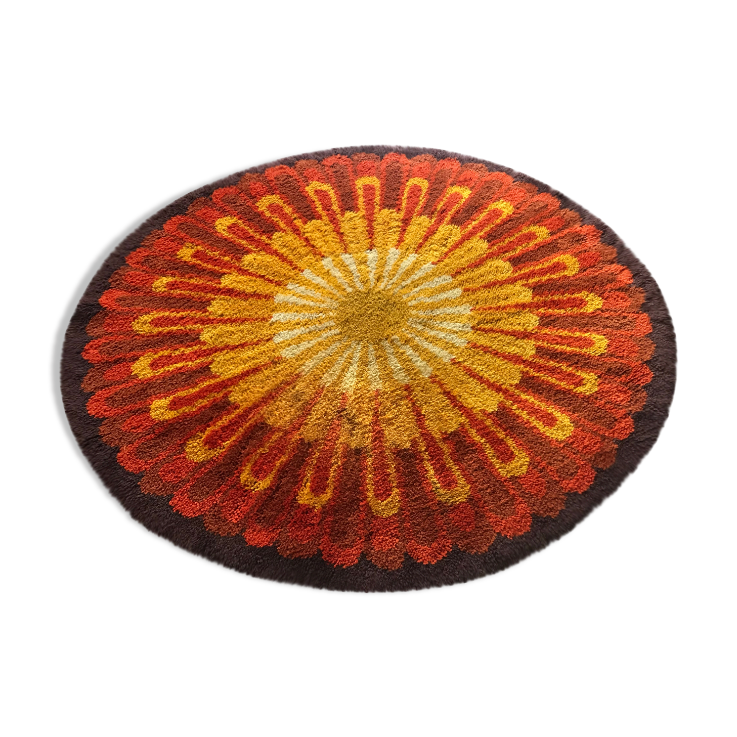Round carpet desso vintage Annees 70