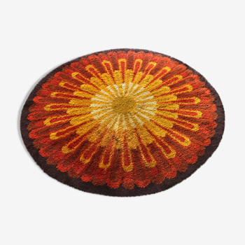 Tapis rond desso vintage années 70 150x150