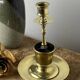 Antique solid brass candle holder