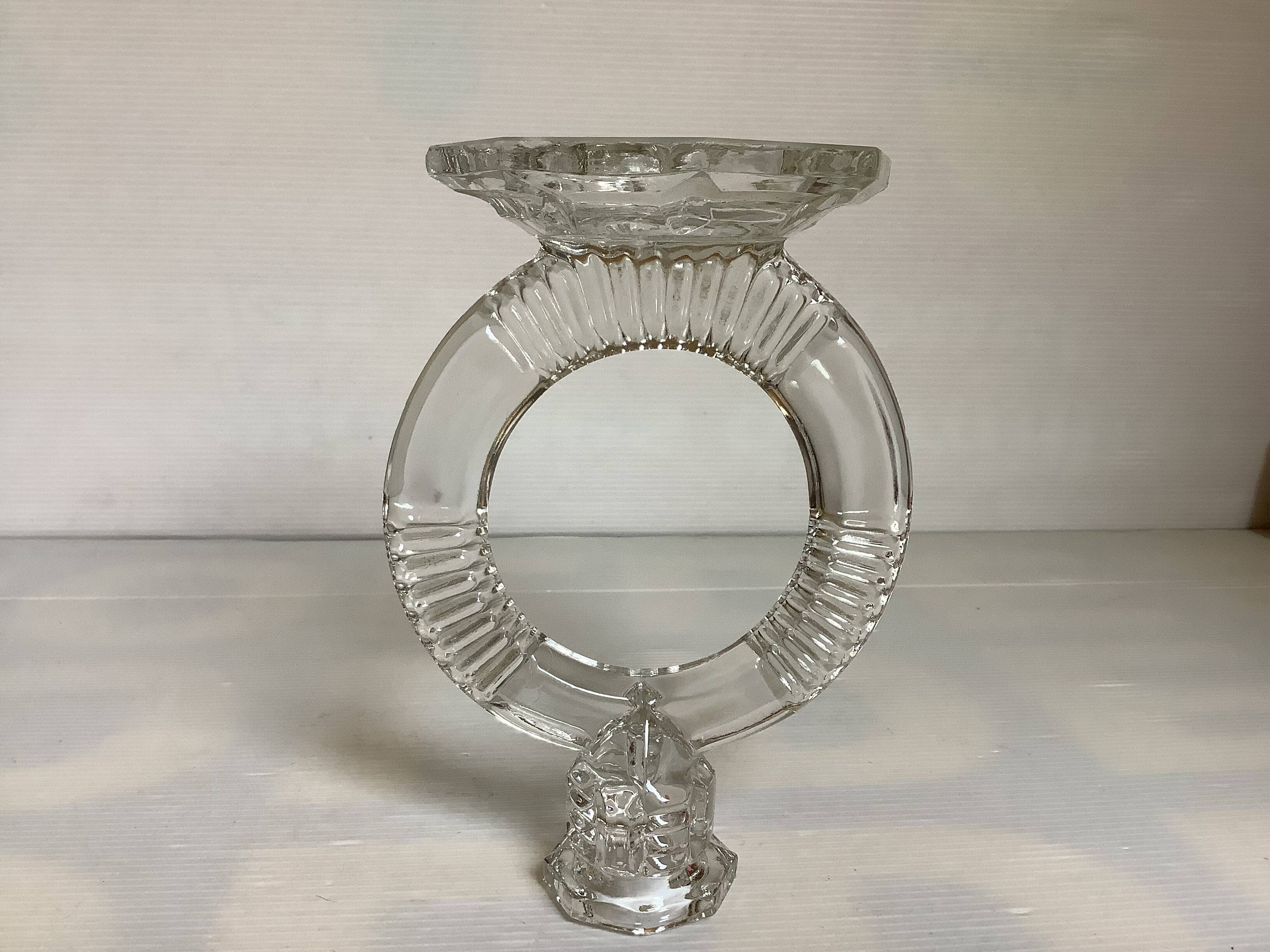 Pair of Libochovice candlesticks 1934 art deco