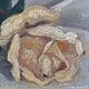 Antique original flower oil painting, yellow roses still life art