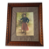 Framed Militaria 1932 large portrait of a Tunisian sharpshooter signed 66 cm X 55 cm