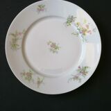 6 flat porcelain plates Limoges