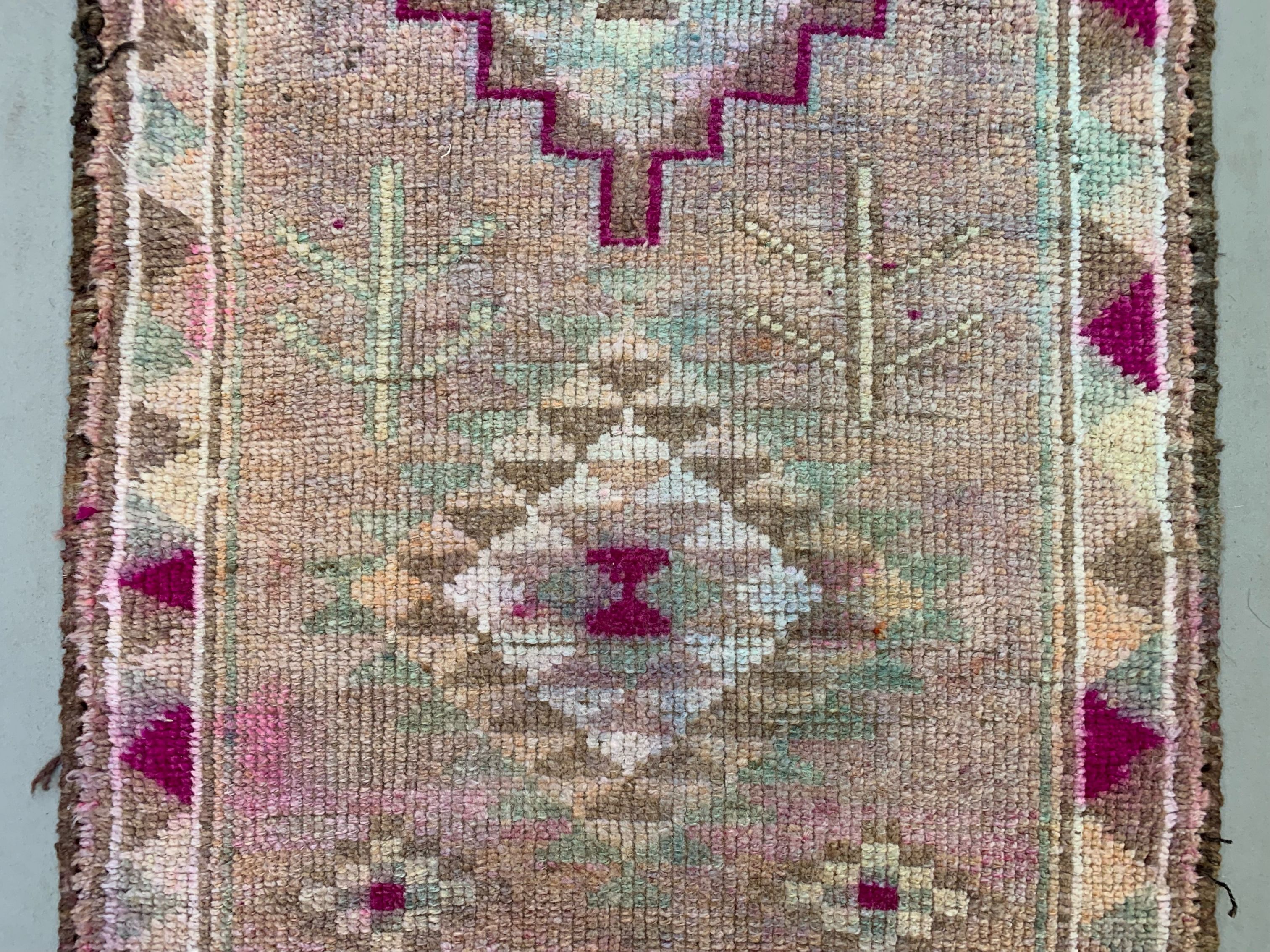 Vintage turkish runner 391x87cm