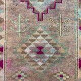 Vintage turkish runner 391x87cm