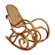 Rocking chair in caning