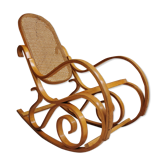 Rocking chair in caning