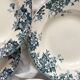 8 “Marie Louise” ironstone soup plates from Saint Amand and Hamage