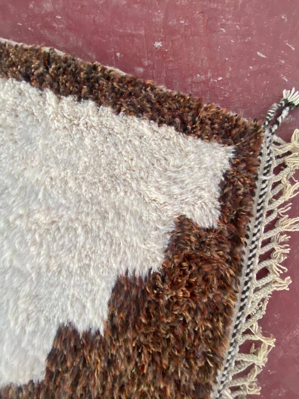 Beni Ouarain rug 300x200 cm – Thick wool with tribal patterns