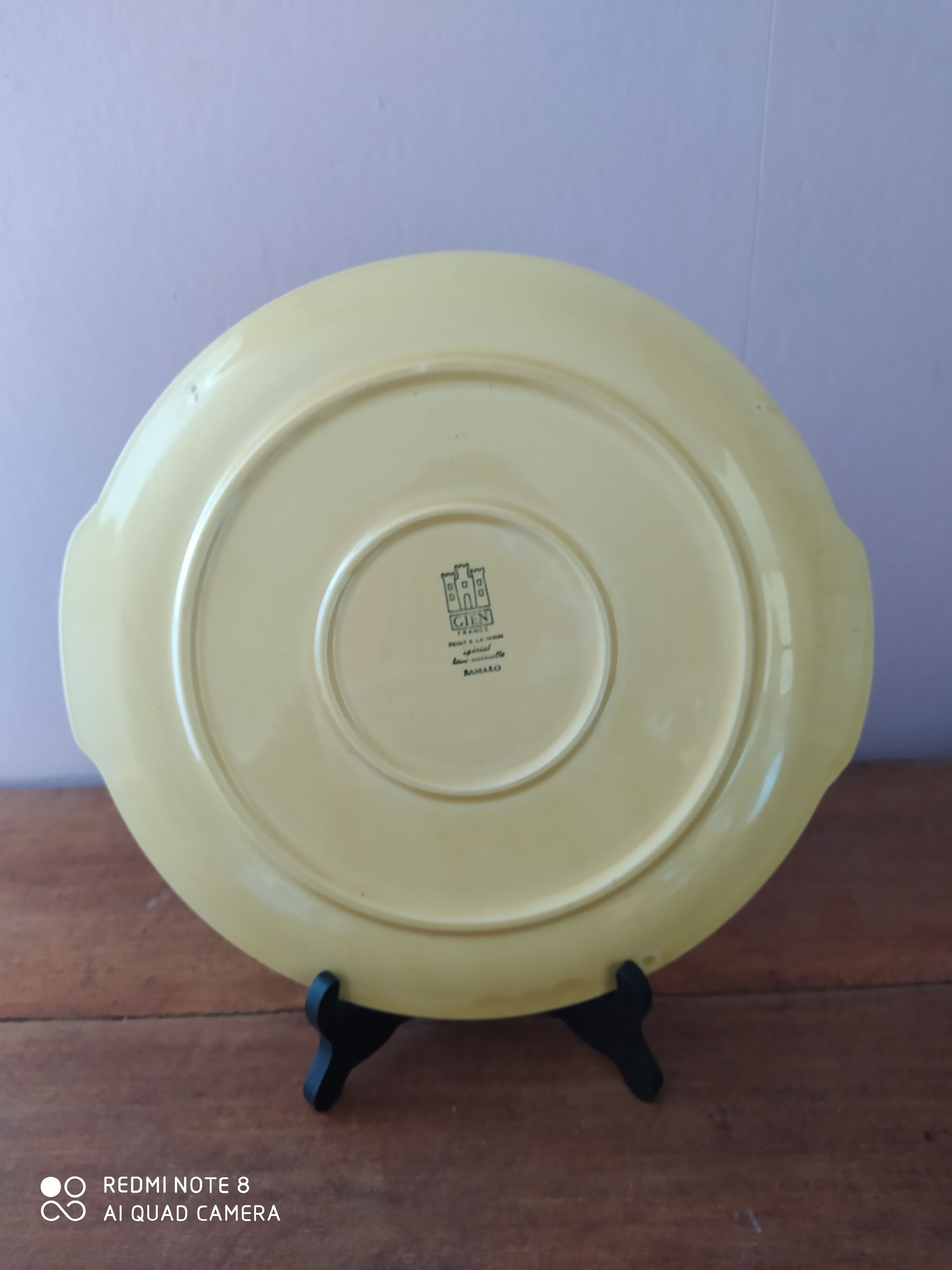 Vintage Gien pie dish