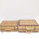Vintage wicker nesting suitcases