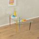 Table basse ARLECCHINO, Edoardo Paoli, Vitrex