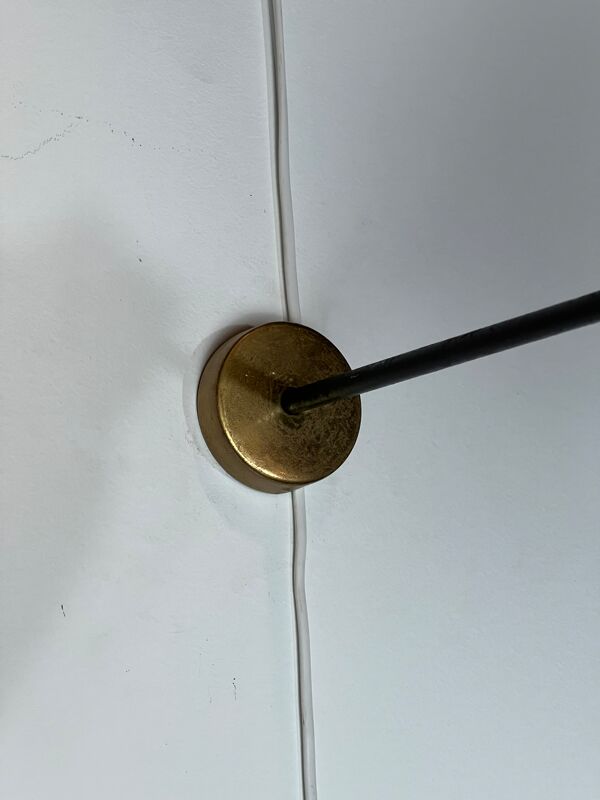 Set de 3 appliques murales éditées par Parscot France années 1950