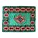 Tapis flatwoven roumain design géométrique sur fond turquoise vert, 158x185 cm