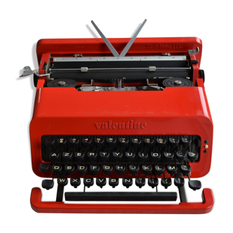 Machine à écrire "valentine" Olivetti par Ettore Sottsass 1960