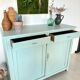 Buffet parisien vert mint