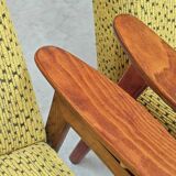 Paire de fauteuils Jaune par Jaroslav Smidek pour Ton (Thonet) Expo 58