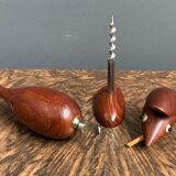 Teak bird bottle opener 1960s