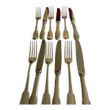 Silver-plated metal cheese cutlery CRISTOFLE