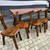 Aranjou  table and chair 1980s