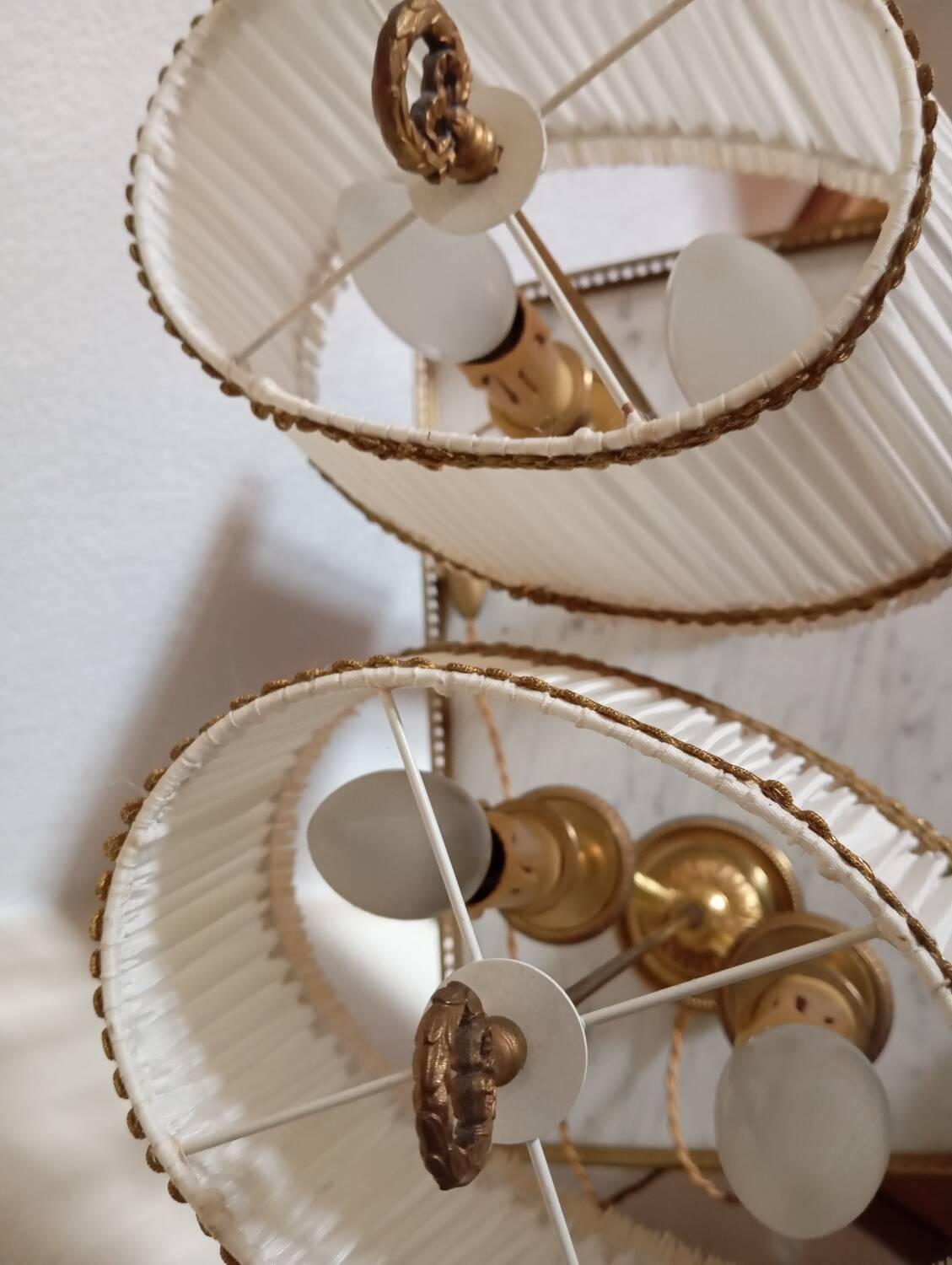 Paire de lampes bouillotte
