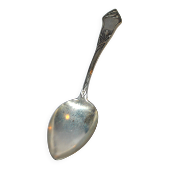 Art Nouveau teaspoon 1900 in solid silver 800 22g