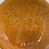 Large earthenware dish Poet Laval Drome France