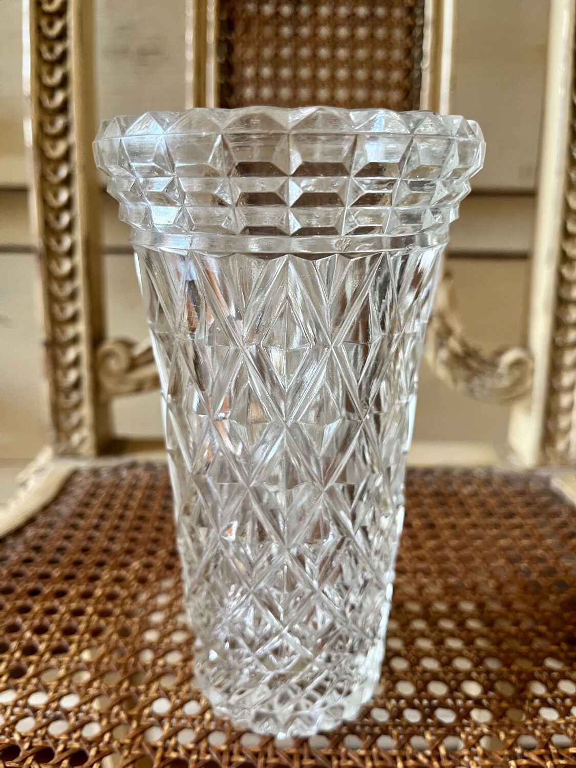 Vintage glass vase