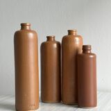 Set of old stoneware bottles