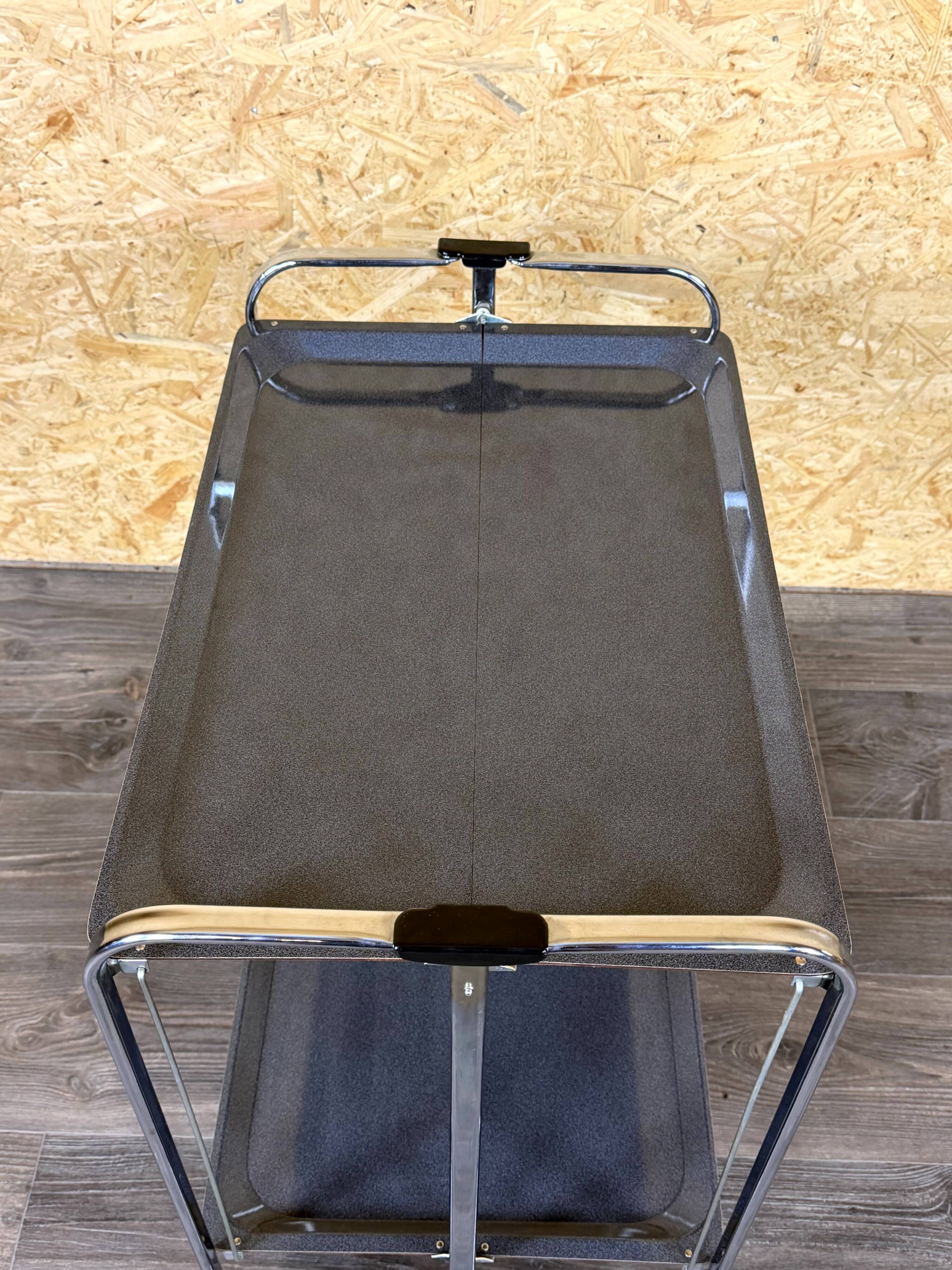 1960s 1970s Serving Cart Dinette Space Age in Metal Plastic