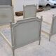 Pair of antique Louis XVI style beds with patina - 1900s