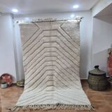 Handmade wool Berber rug 250x150 cm