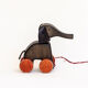 Elephant toy on wheels⎮60s/70s
