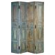 Old weathered teak screen