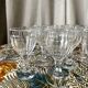 Set of 9 crystal liqueur glasses by nancy art of table