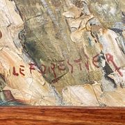 René LE FORESTIER (1903-1972), Côte Rochelaise, huile sur toile encadrée