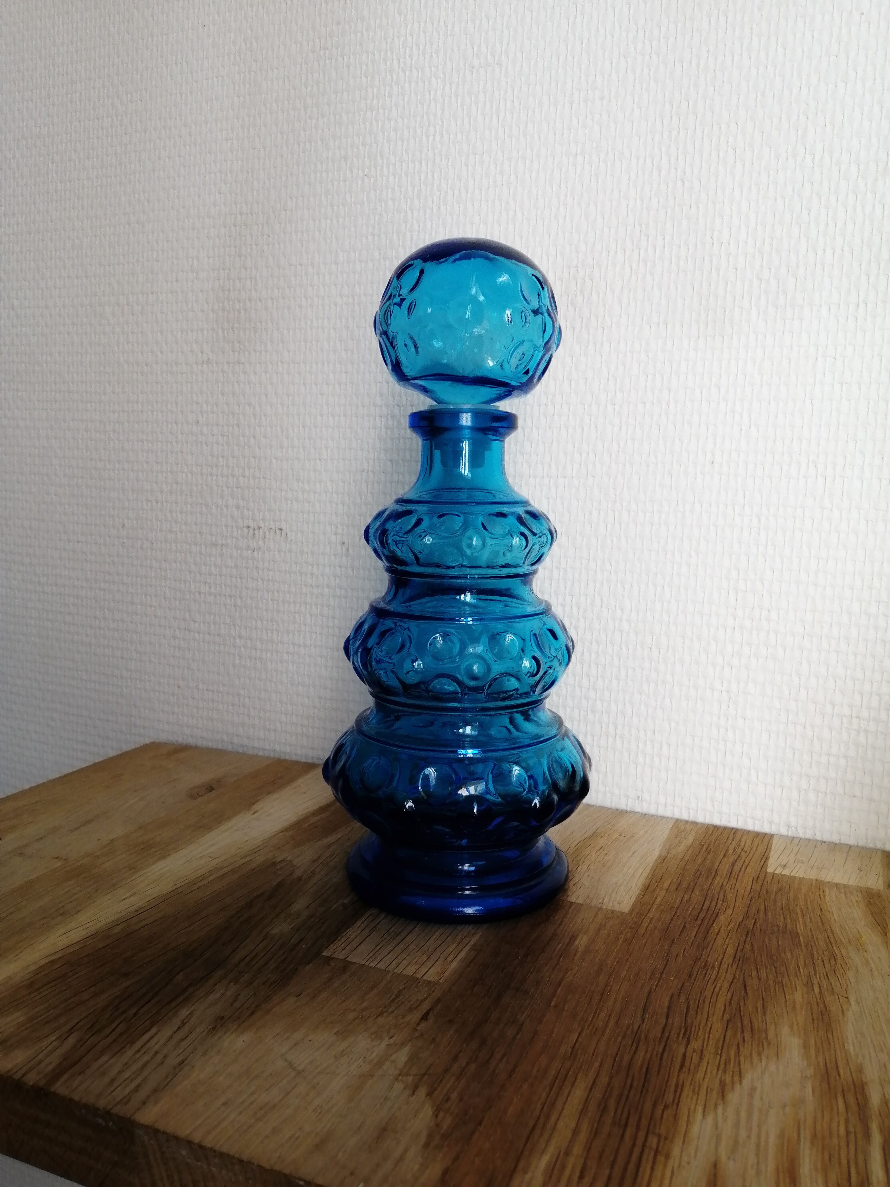 Blue carafe