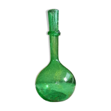 Green vase, biot 60s blown glass