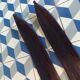 Paire de skis anciens en bois L=200cm
