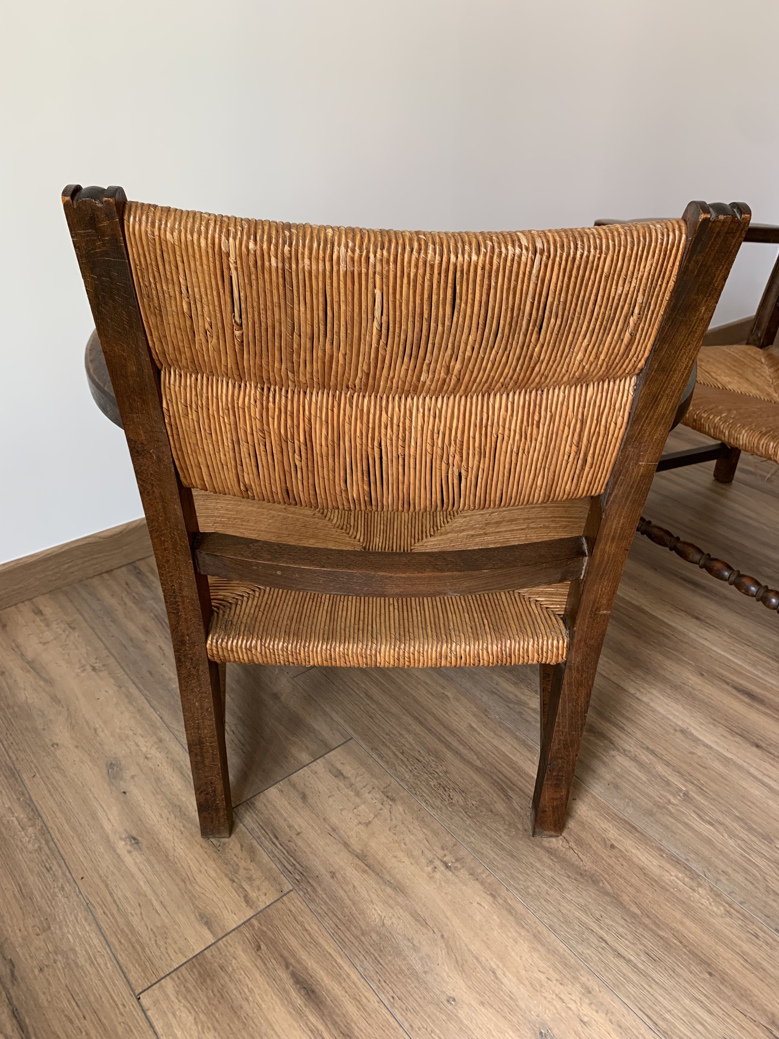 Pair of mulched armchairs