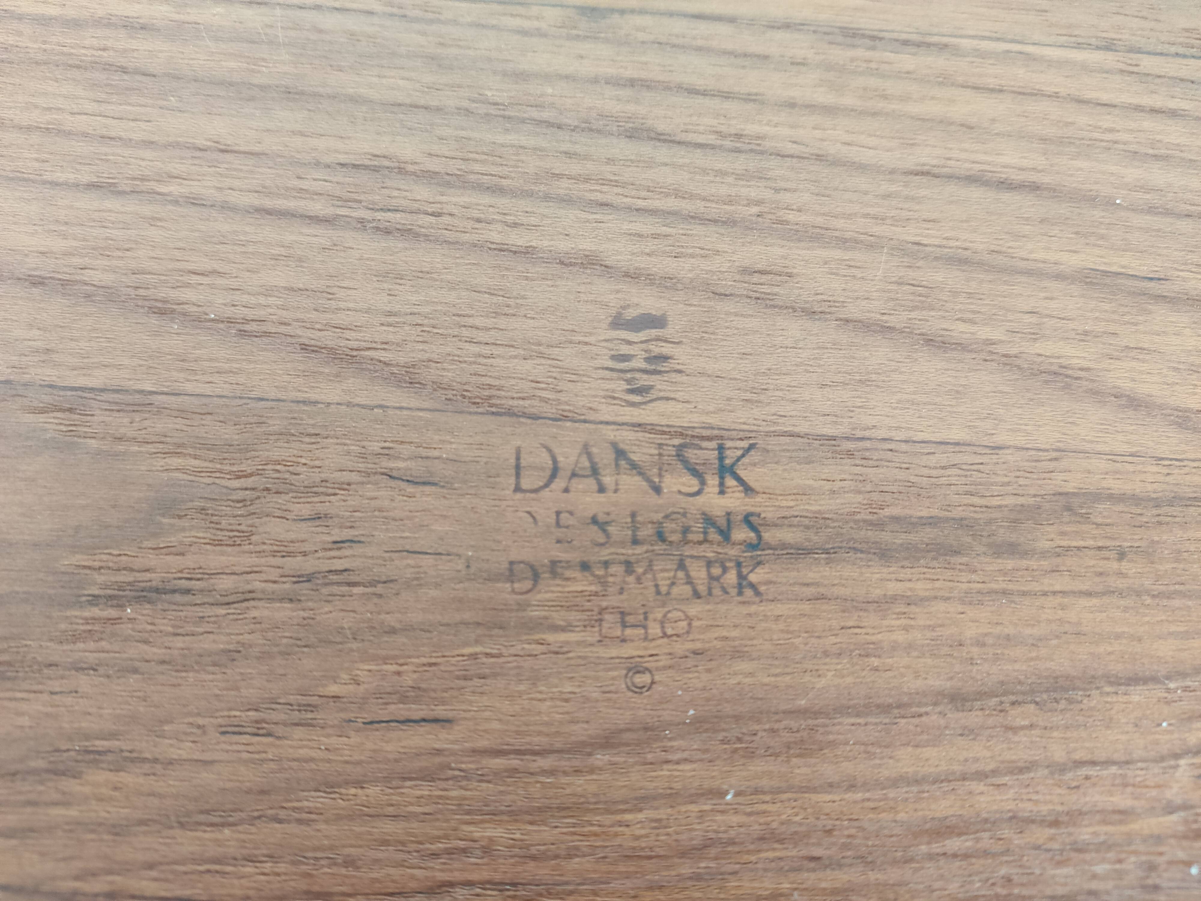 Cutting board & teak bowl by Jens Quistgaard, Denmark 1960