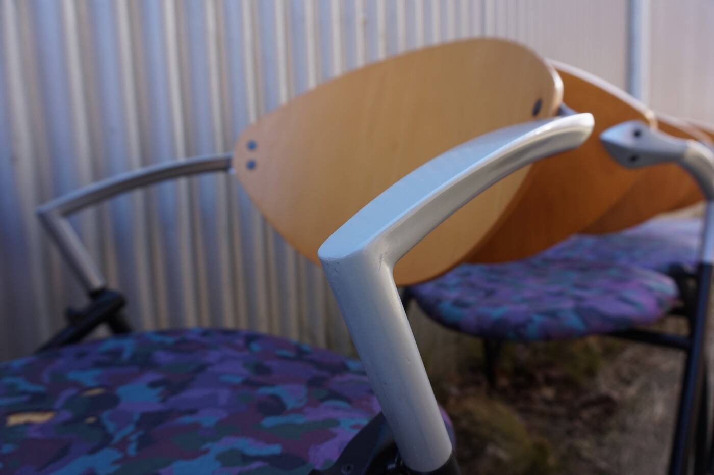 Set of 6 Vepa Alpine stackable chairs, conference chairs, dining room chair