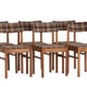 6 chaises Baumann vintage 1960